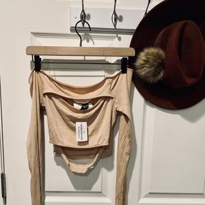 Long sleeve WINDSOR crop top